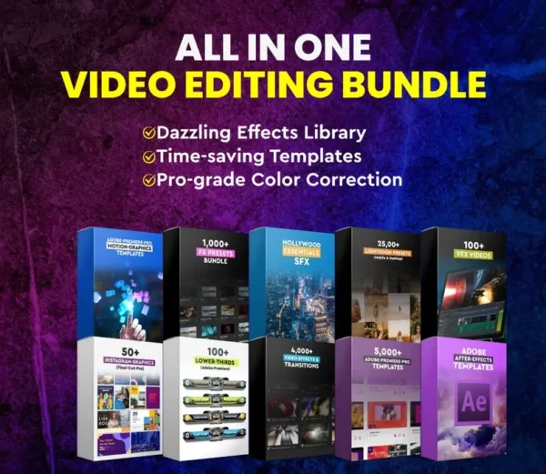 VIDEO EDITING ASSETS BUNDLE